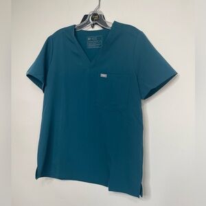 Figs  Deep Teal Short Sleeve Scrubs ~ 
Sz Medium ~ Healthcare or Medical Staff
